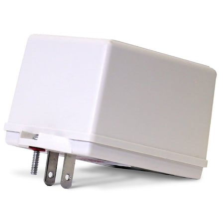 Upg 12VAC40VA L6 PlugIn Transformer No LED 2 Prong Fused White UB1240W-L6